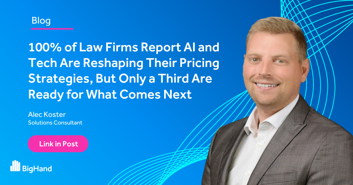 100% of Law Firms Report AI and Tech Are Reshaping Their Pricing ...