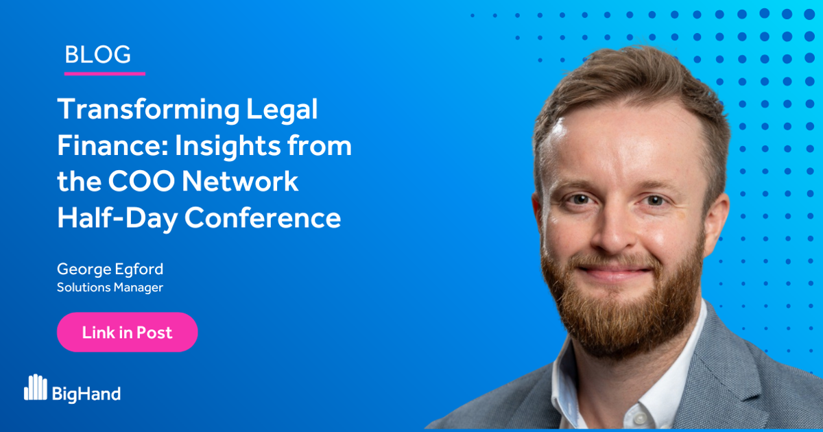 Transforming Legal Finance: Insights from the COO Network Half-Day ...