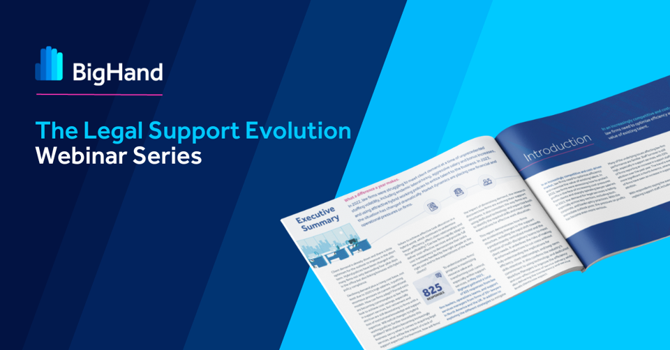 The Legal Support Evolution Webinar Series