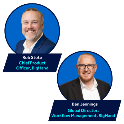 Rob Stote and Ben Jennings BigHand Speakers