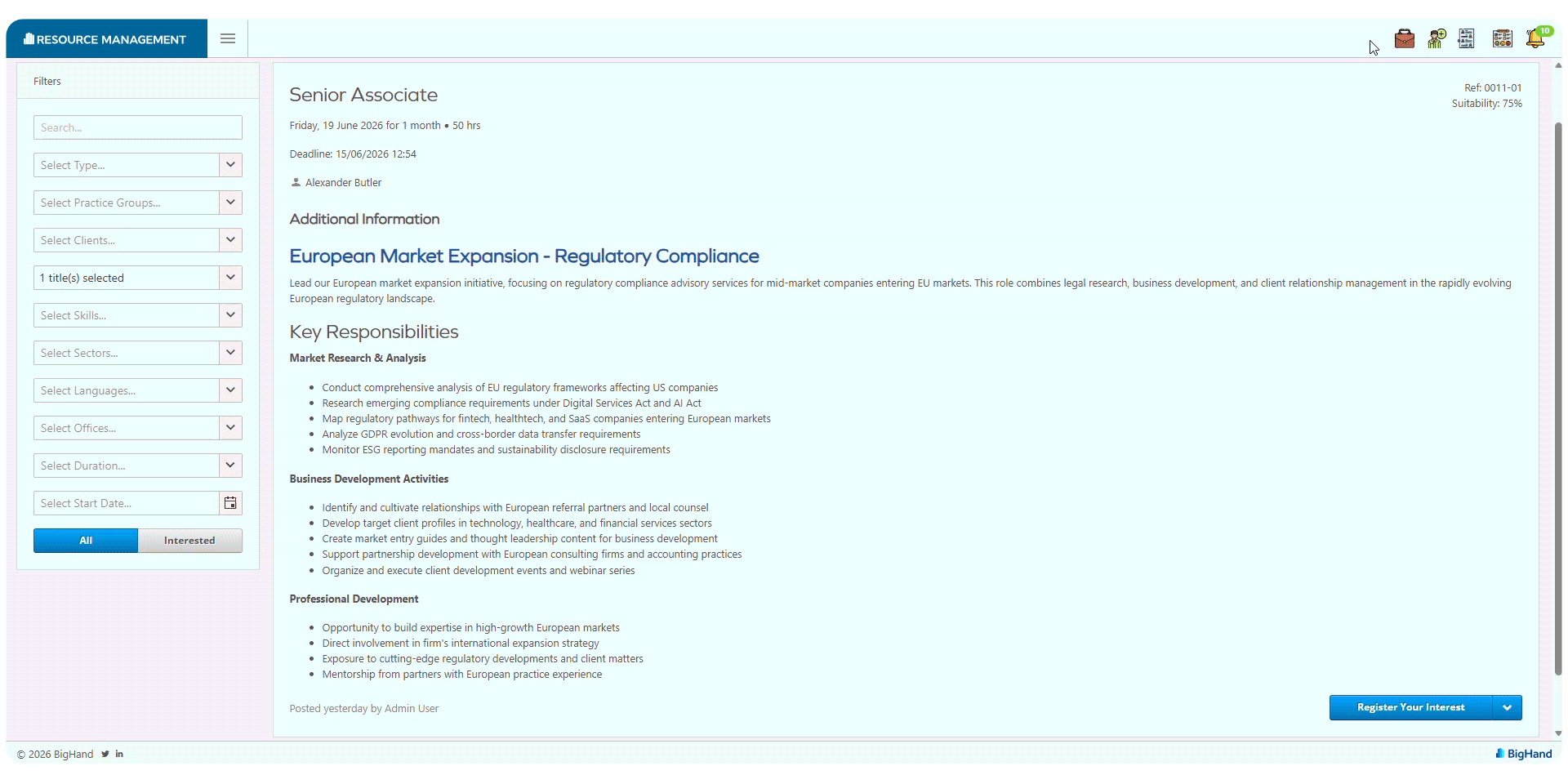 Fair Allocation Visibility  