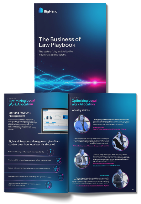 Business of Law Playbook Mockup Stacked