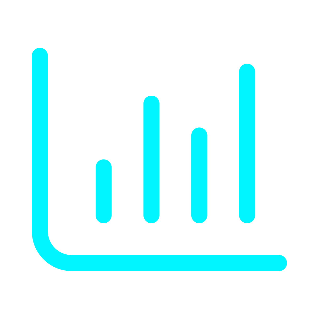 Chart column icon