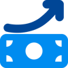 money icon with arrow going up