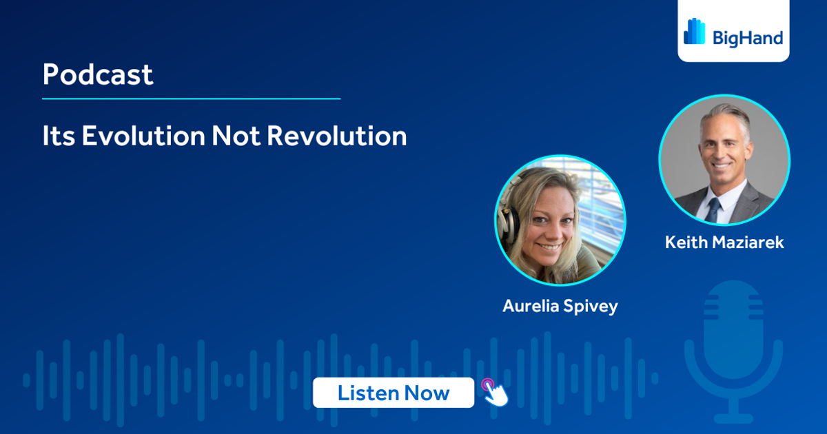 Its Evolution Not Revolution