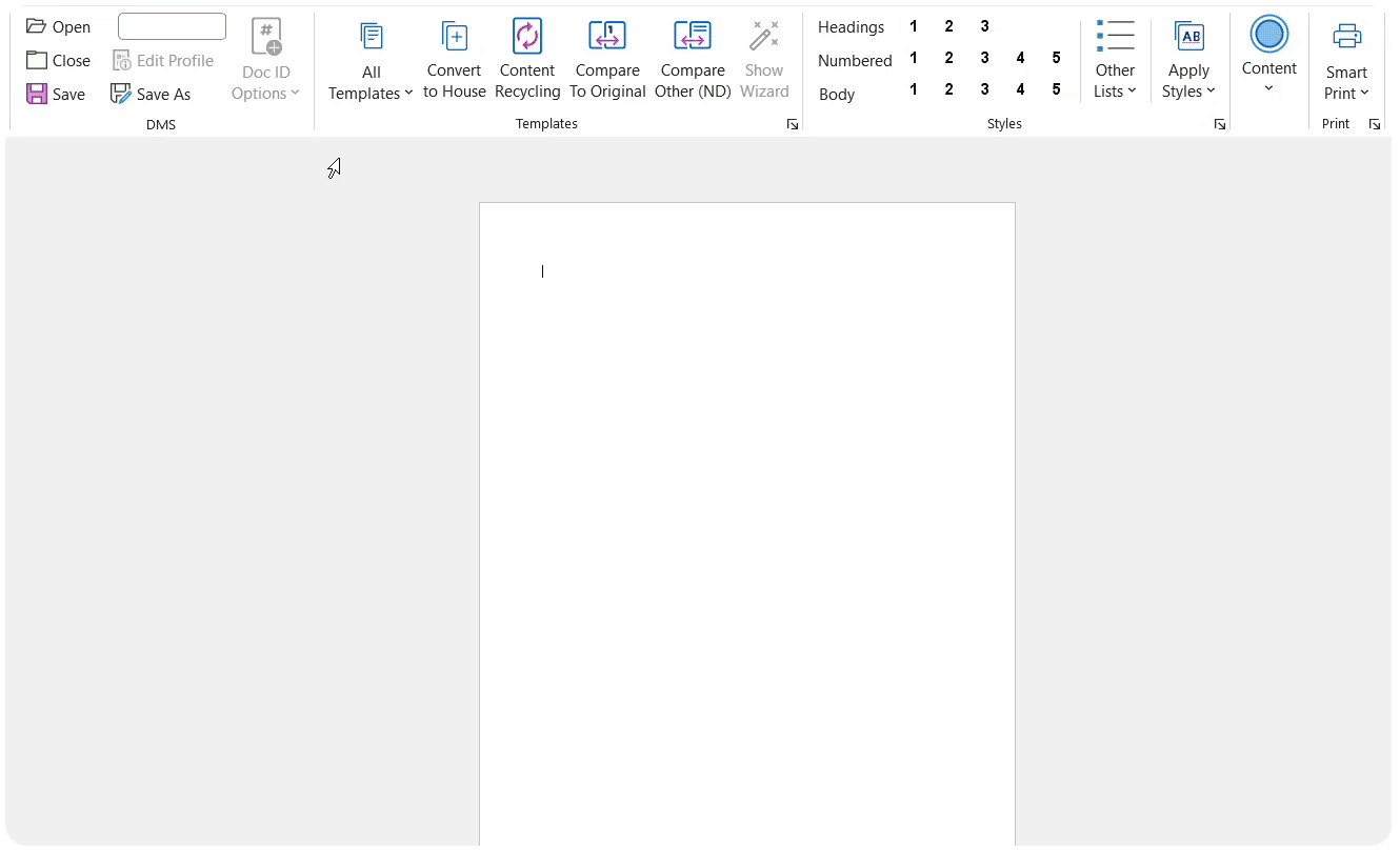 Pre-Approved Template Library