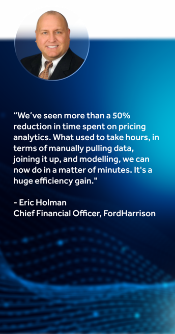 Quote from Eric Holman on a blue background