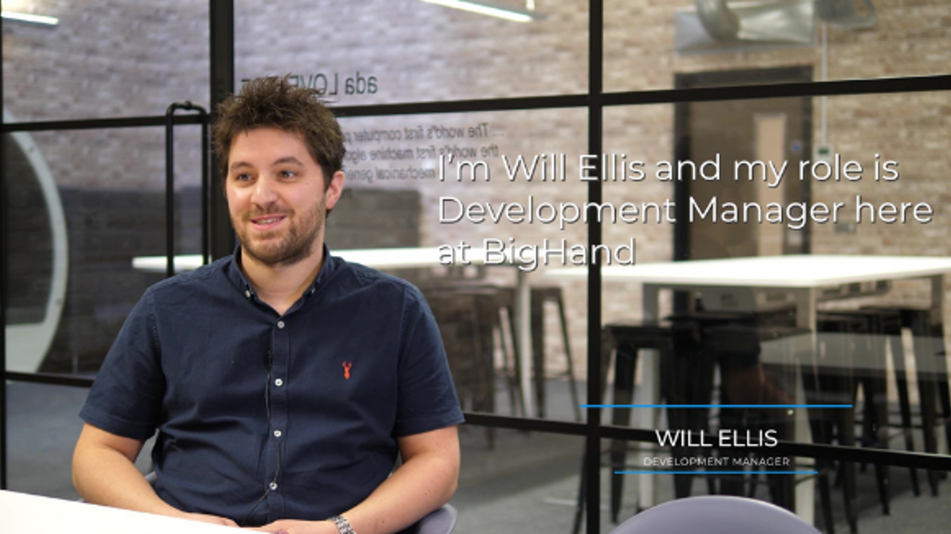 Careers Video - Will Ellis - UK