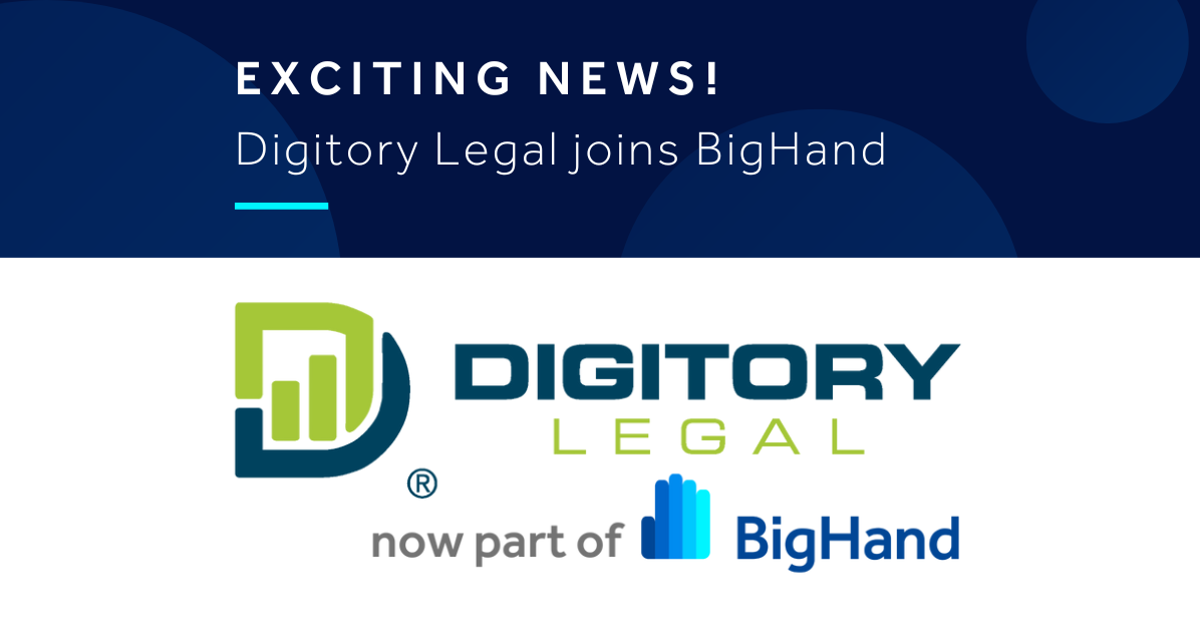 BigHand announces acquisition of Digitory Legal in latest move to be ...