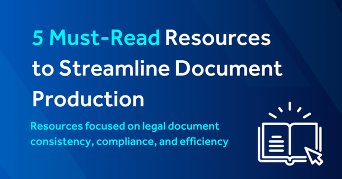 Top 5 Resources for Document Production Teams | BigHand