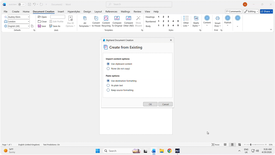 Business Configurable