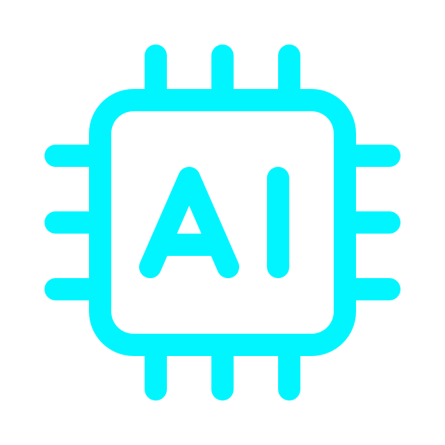 AI with box icon