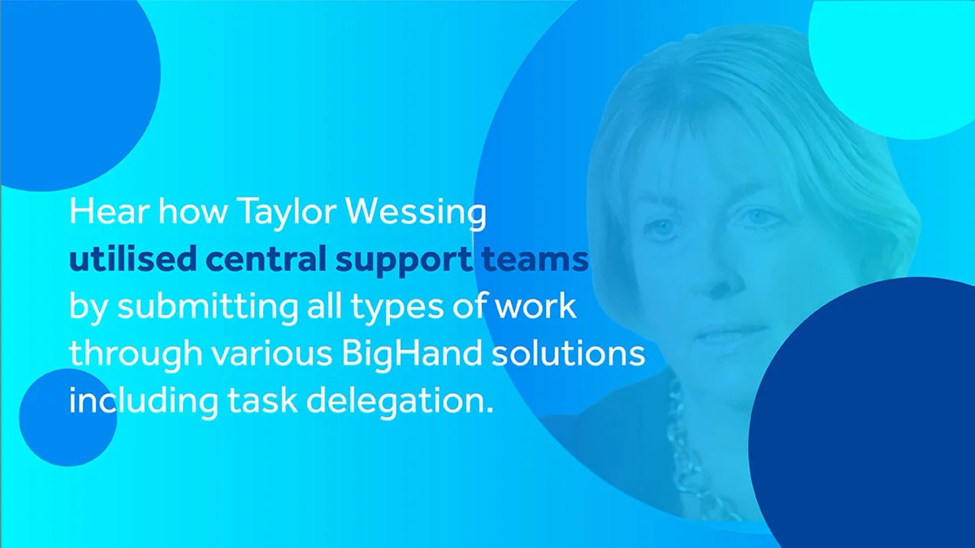 Client Testimonial - Workflow Management - Taylor Wessing